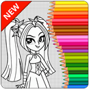 Coloring Page Equestria Girls APK