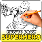 آیکون‌ How to Draw SuperHeroes