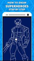 How to Draw SuperHeroes syot layar 3