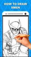 How to Draw XMen Characters captura de pantalla 2