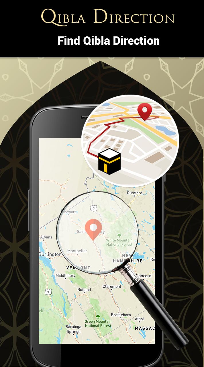 Gebetsrichtung Islam Qibla Richtung Finden Kompass für Android - APK  herunterladen