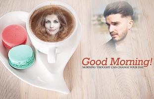 Good Morning Dual Photo Frames ポスター