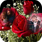 Flower Dual Photo Frames أيقونة