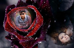 برنامه‌نما Flower Dual Photo Frames عکس از صفحه