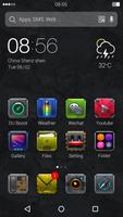 Metal Style:DU Launcher Theme الملصق