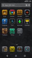 Metal Style:DU Launcher Theme captura de pantalla 1