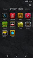 Metal Style:DU Launcher Theme captura de pantalla 2