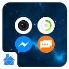 آیکون‌ Night: DU Launcher Theme