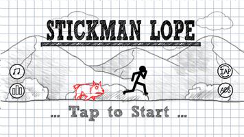 StickMan Lope Cartaz