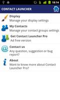 Contact Launcher स्क्रीनशॉट 3