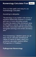 Numerology Calculator 截图 1