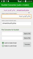 Kurdish Latin-Arabic Converter Affiche