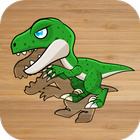 Dinosaur Park: Kids Puzzle icône