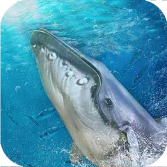 Blue Whale Game: Save fish from angry shark