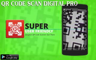 QR Barcode Digital Scan 海报
