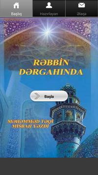 Rəbbin Dərgahında poster
