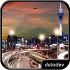 Night City Live Wallpaper HD icône
