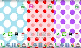 Polka Dots Live Wallpaper capture d'écran 1