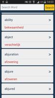 Dutch Dictionary - Offline Affiche