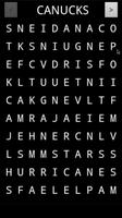 Sports Word Search Affiche