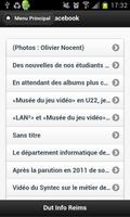 Dut Info Reims pour Mobile capture d'écran 1