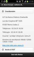 برنامه‌نما Dut Info Reims pour Mobile عکس از صفحه