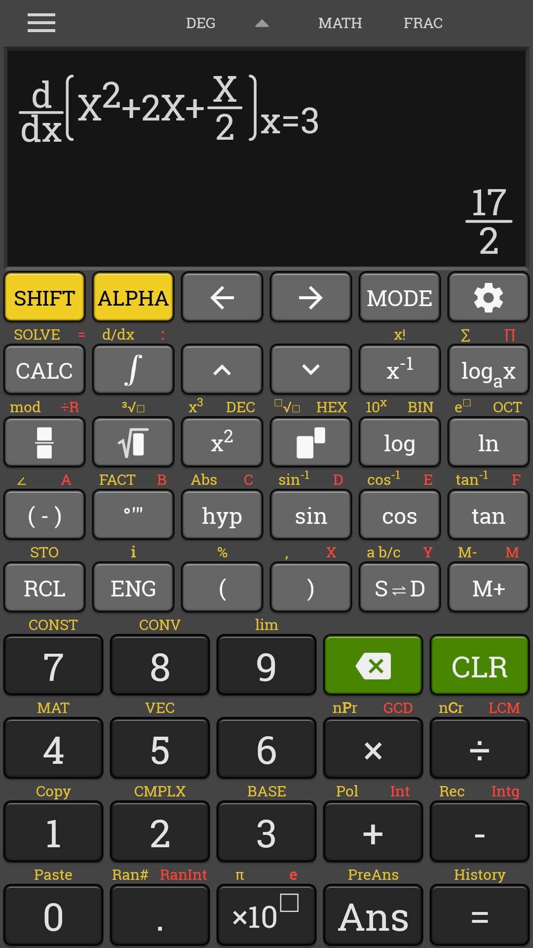 Descarga de APK de Calculadora científica casio fx 570 991 es plus para  Android