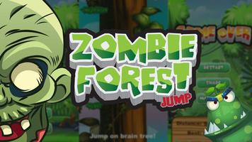 Zombie Forest Jump Affiche