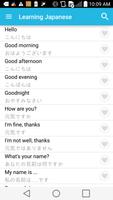 Learn Japanese Phrasebook syot layar 3