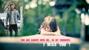 Miss You Photo Frame ảnh chụp màn hình 2