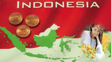 Poster Photo Frame of Independence day Indonesia