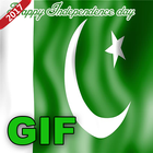 Pakistand Independence GIF 2017 icône