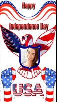 US Independence Day Photo Frame 2019 پوسٹر
