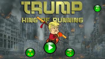 Trump King Of Running постер