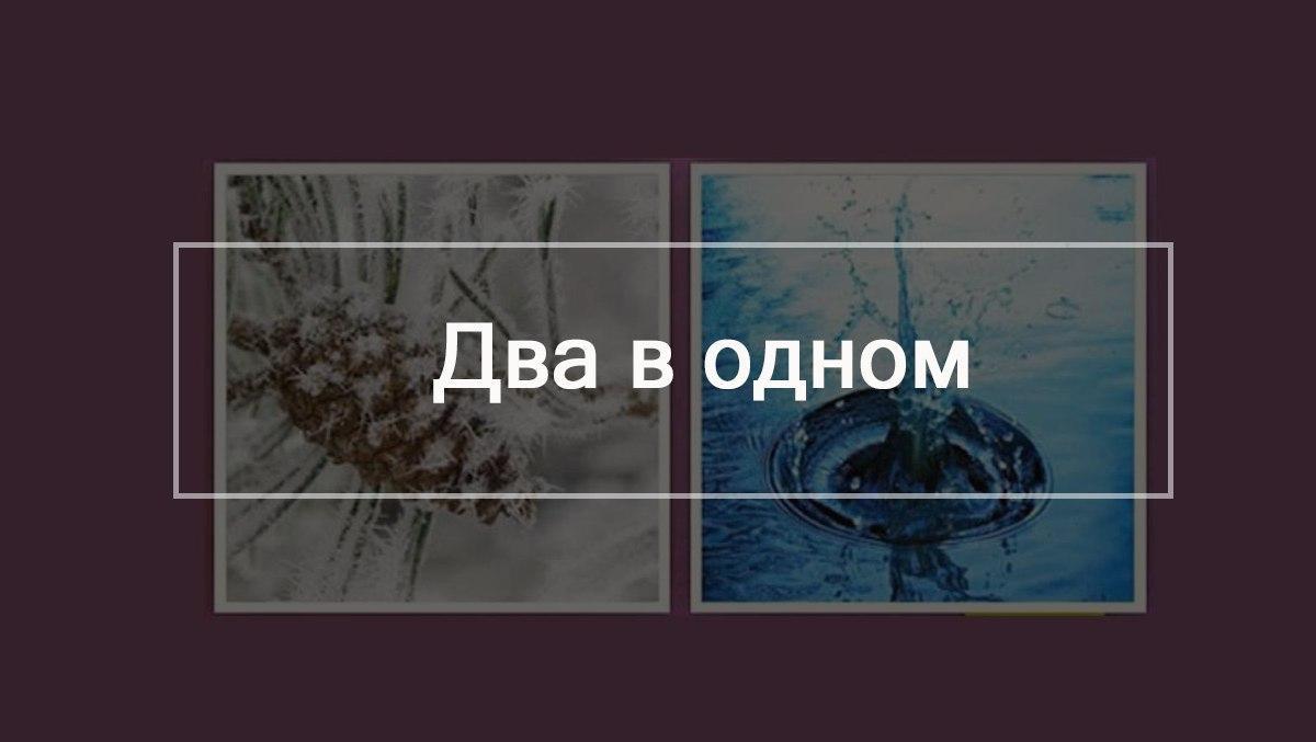 Два в одном. Him два в одном.