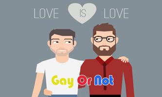 Gay Or Not (Test Face) Affiche