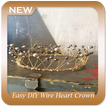 Easy DIY Wire Heart Crown
