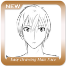 Visage masculin facile à dessin APK