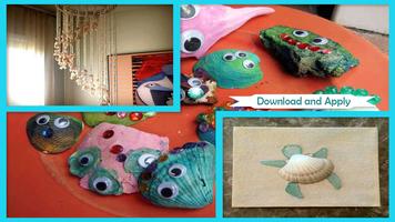 Easy Seashell Craft Ideas โปสเตอร์