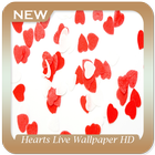 Hearts Live Wallpaper HD أيقونة