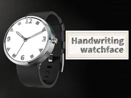 Handwriting watchface Affiche