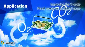 Food waste and carbon cycle poster