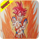 How To Draw Goku Super Saiyan God EZ APK