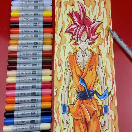 Come Disegnare Goku Super Saiyan God Ez For Android Apk Download