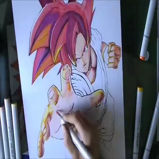 COMO desenhar o GOKU super Sayajin god 