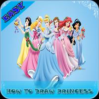 How To Draw Princess Characters EZ Affiche