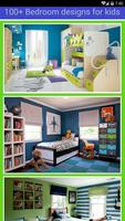 100++Bedroom interior for kids plakat