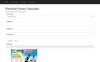 Electrical Power Calculator screenshot 2