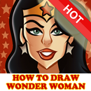 How to  Draw Wonder Woman Easy APK