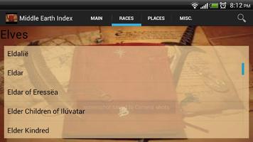 Middle Earth Index screenshot 2